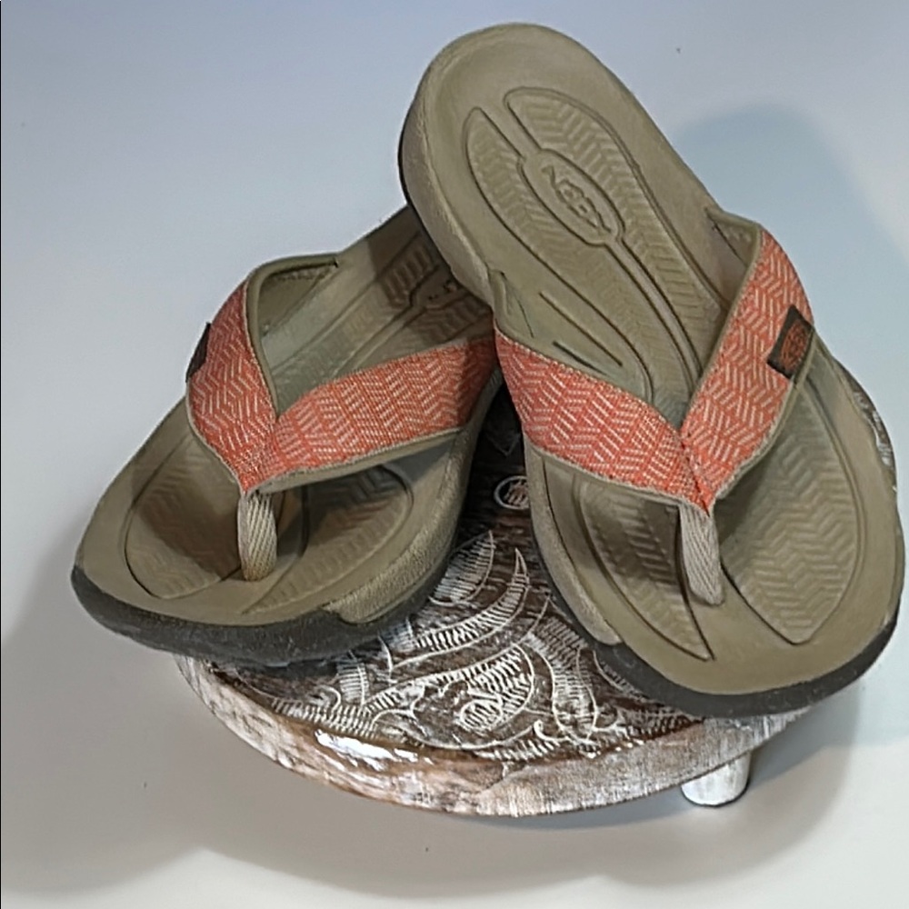 Women's Sandals with Orange Straps